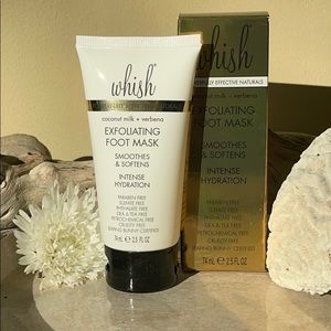 WHIST natural coconut milk exfoliating foot mask